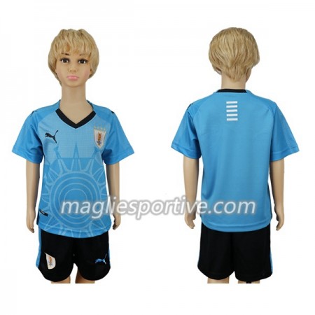 Completo Calcio Uruguay Bambino Divisa Prima Mondiali 2018